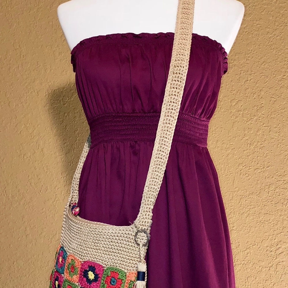 Free People strapless plum stretch empire sundress